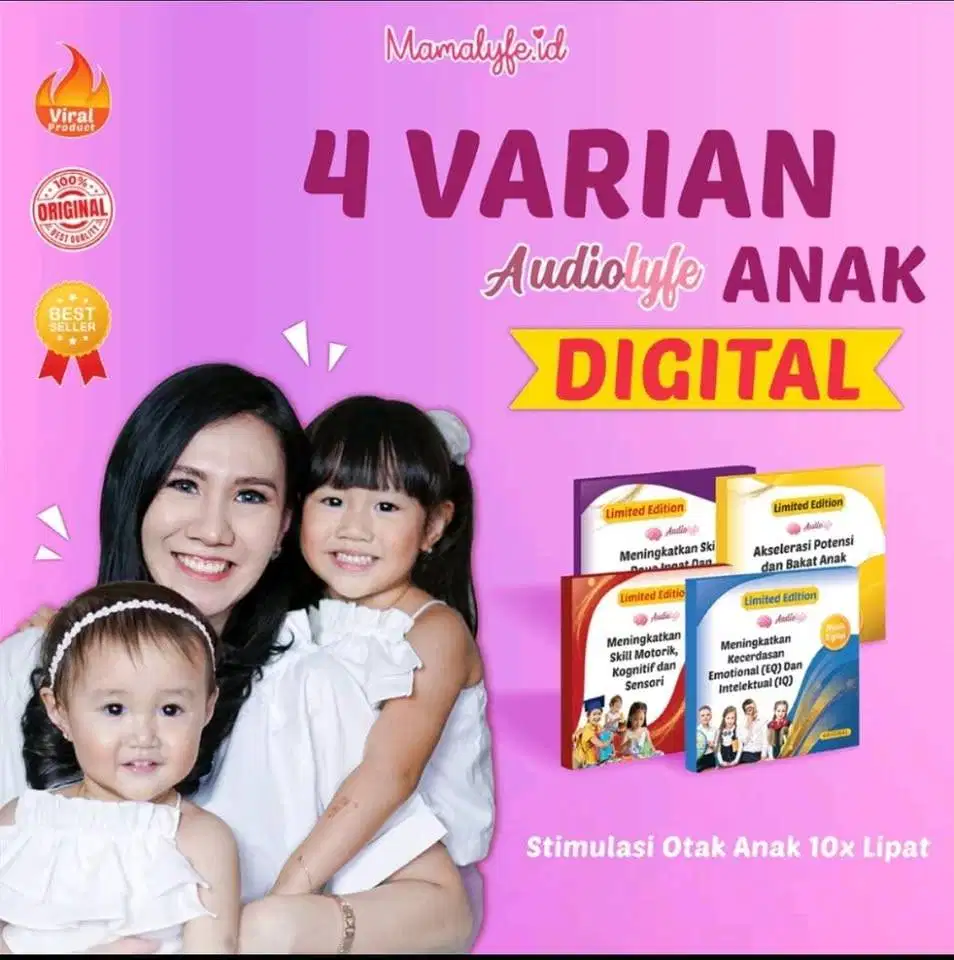 AudioLife Original by Mamalife, Audio Terapi otak anak Soft File via e