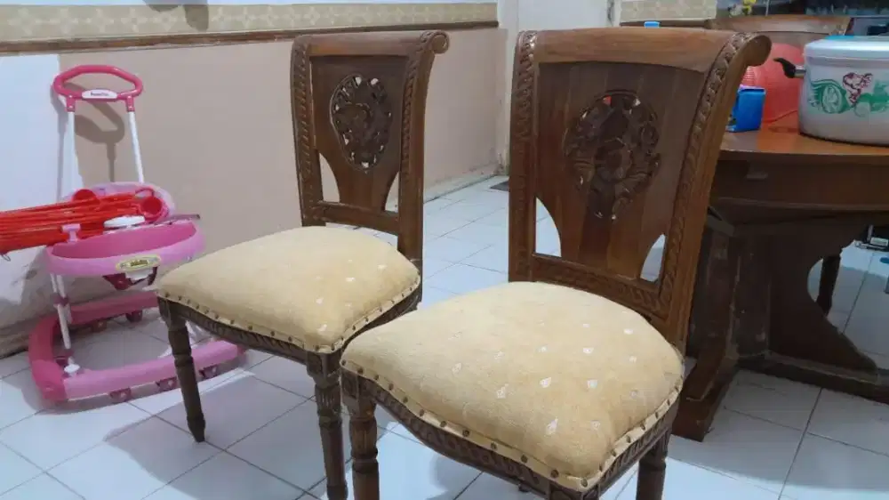 Dijual Murah Kursi Makan Jepara Set
