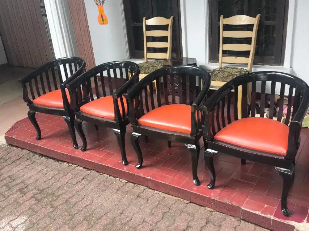 Kursi Betawi Kayu Antik Otentik/ Kursi Tamu Kursi Cafe