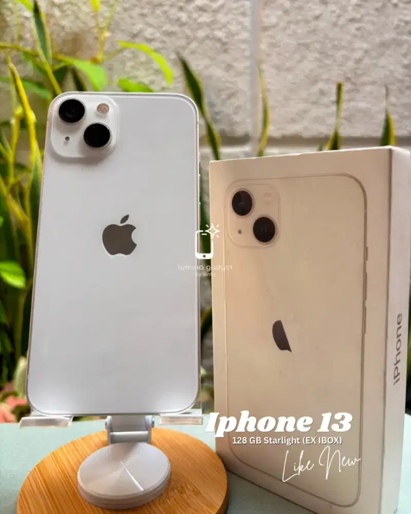 Iphone 13 128 GB Starlight (EX IBOX) like new