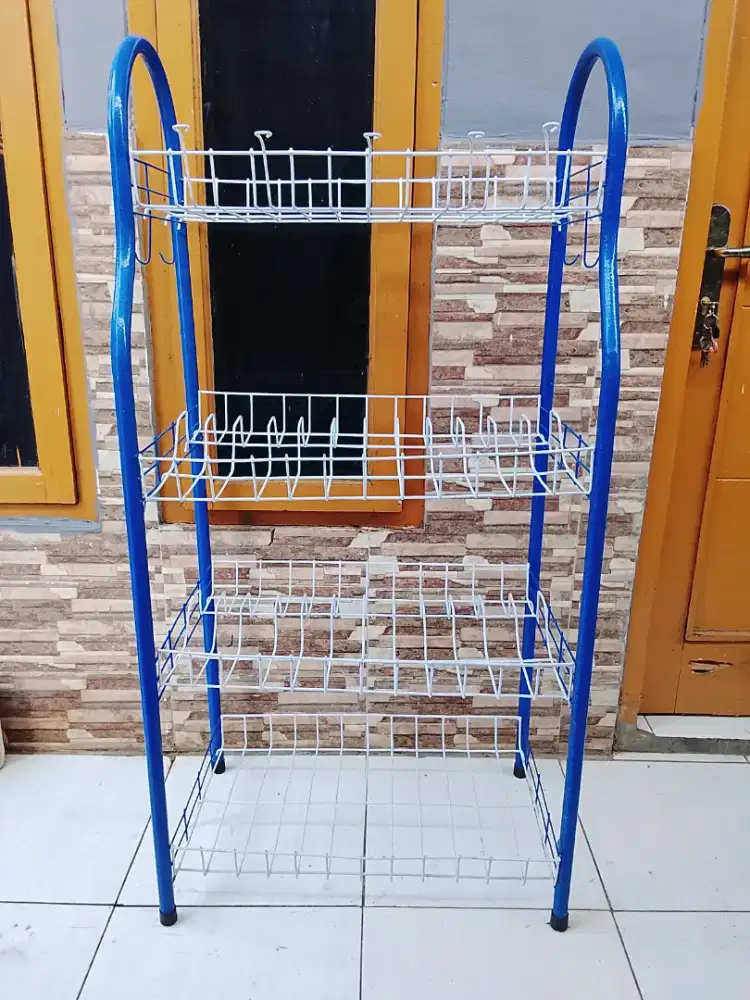 Rak Piring 4 Susun Jumbo Anti Karat