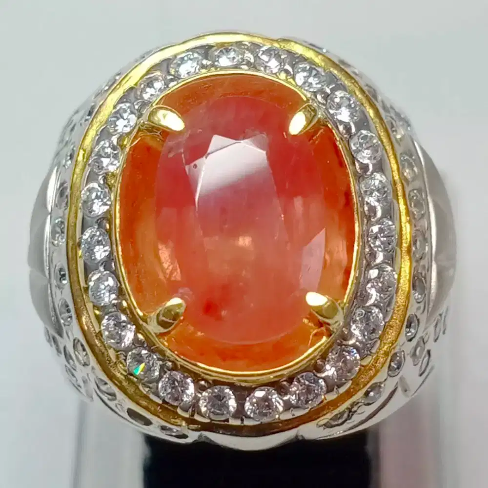 NATURAL ORANGE SAPPHIRE (Hbe)