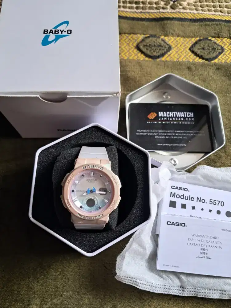 Baby G BA 250 Original Komplit Garansi resmi