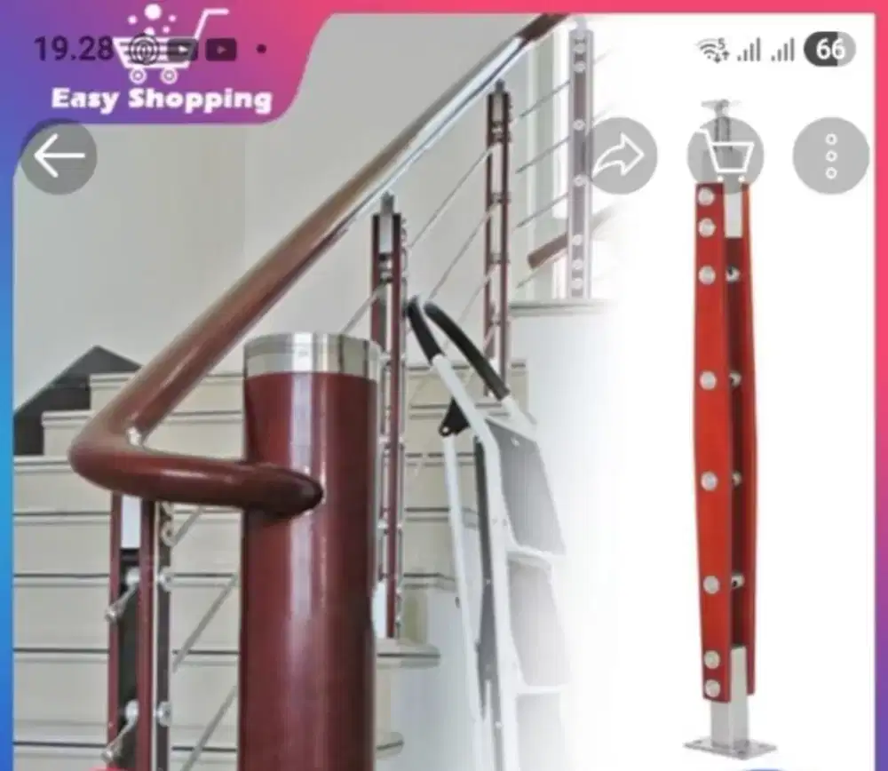 Railing tiang tangga modern minimalis