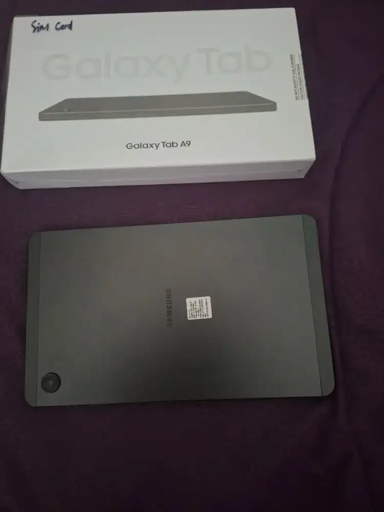 Tab samsung a9 ram 4+64 gb LTE (simcard)
 like New