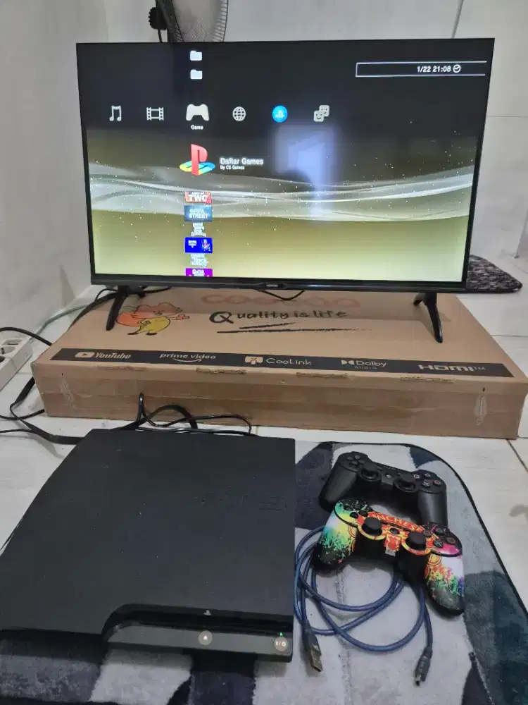 Dijual PS3 Beserta TV
