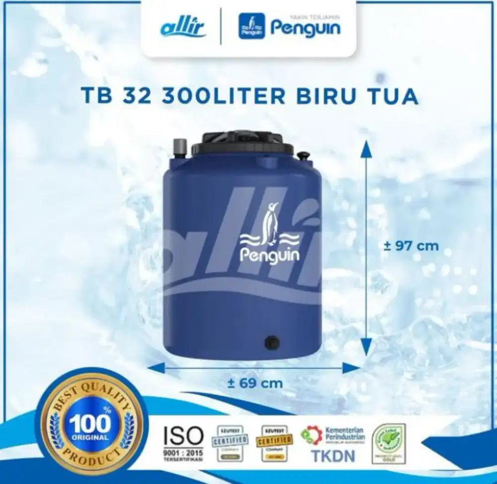 Toren air pinguin TB 32 300 LITER
