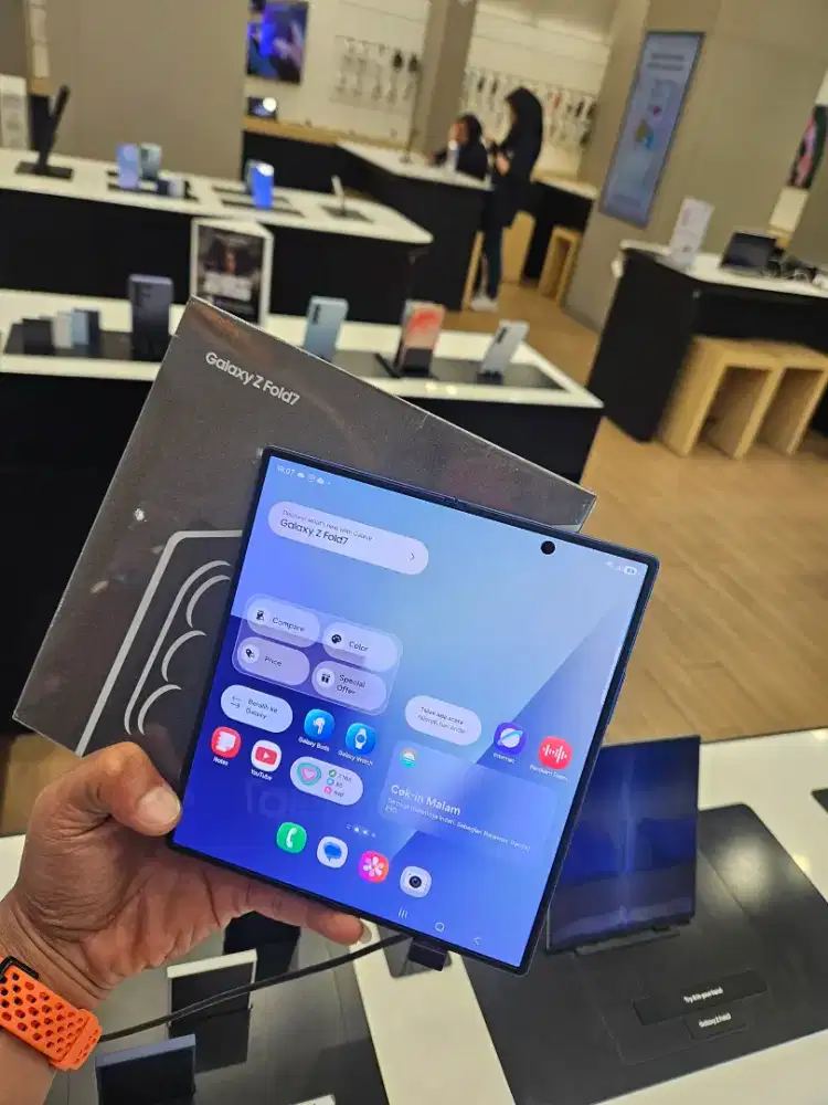 SAMSUNG Z FOLD7 GRATIS TAB A11, CHARGER, CASING CARBON SHIELD+SPEAKER