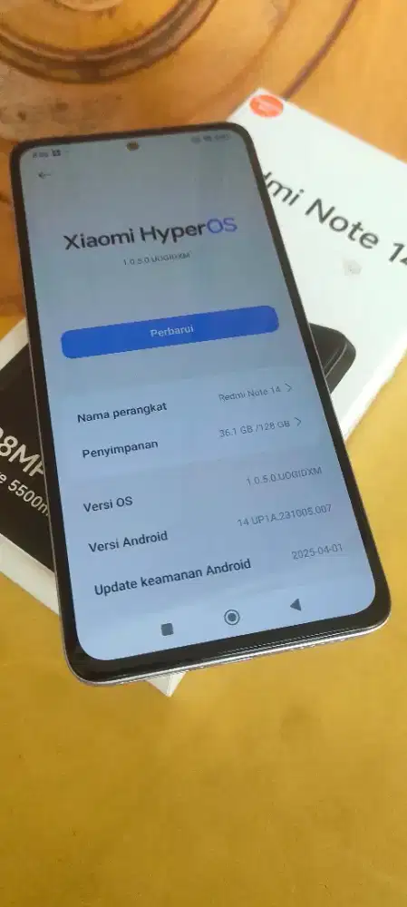 Xiaomi Note 14 4G 8/128 Fullset mulus