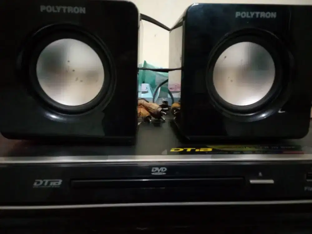 Jual DVD home theater Polytron 2 speaker