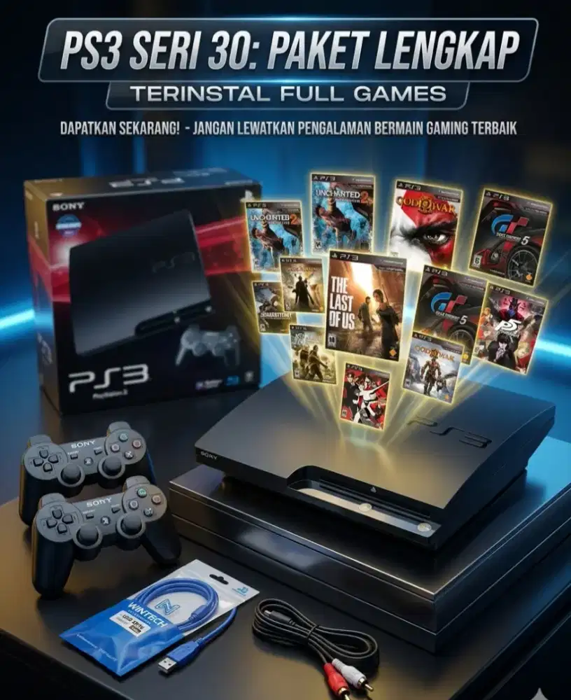 Ps3 slim 500gb fullgames