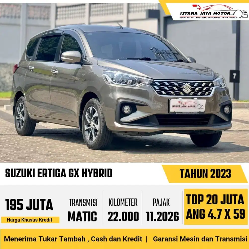 KM 22RB !! Suzuki Ertiga GX Hybrid 1.5 Automatic 2023