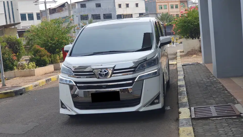 Toyota vellfire g atpm 2018 putih pajak panjang