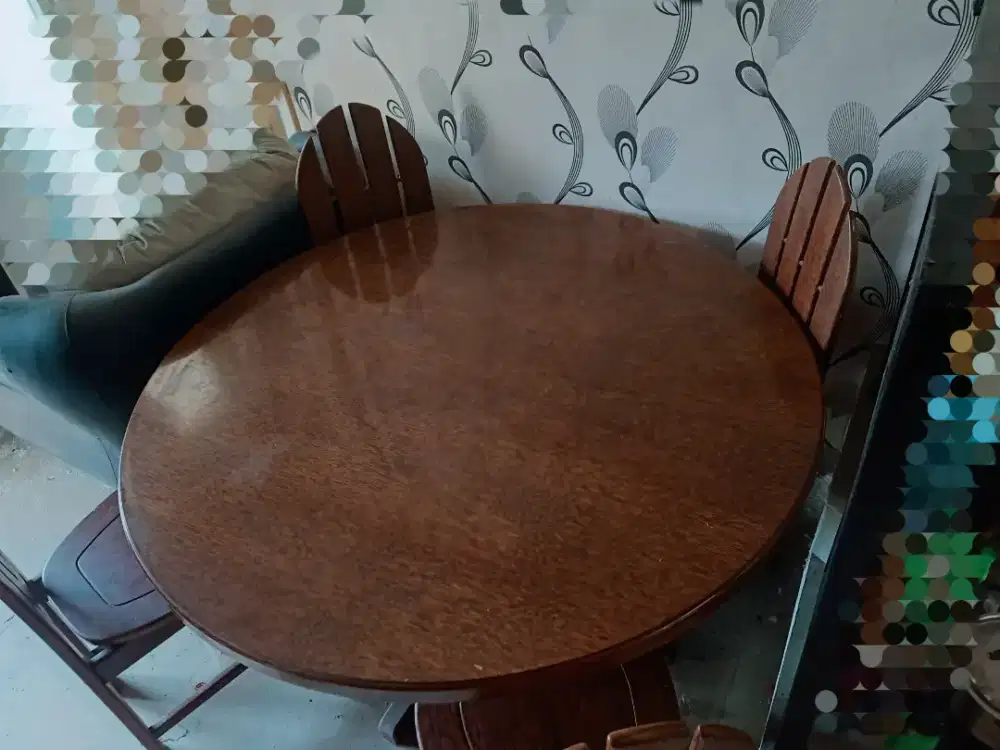 Meja kayu Ulin super