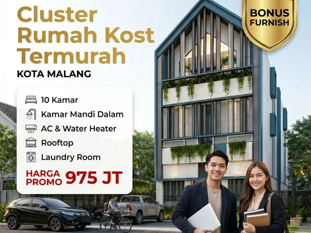 Kost Merjosari Malang 10 Kamar Rooftop Lokasi Dekat Kampus