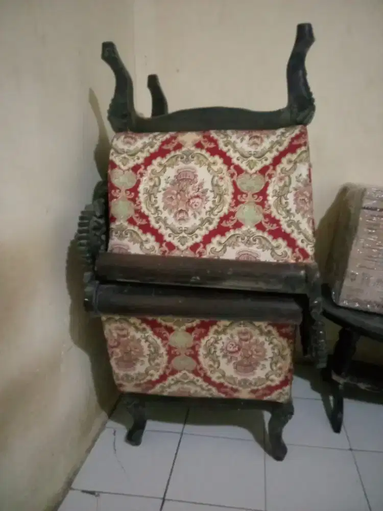 Kursi Jati dengan meja jati