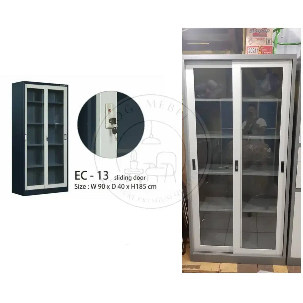 PROMO LEMARI ARSIP BESI PINTU SLIDING SALE TERMURAH TERLARIS