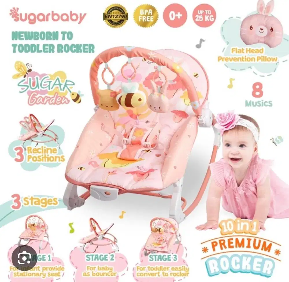 Bouncer sugarbaby premium 10 in 1
