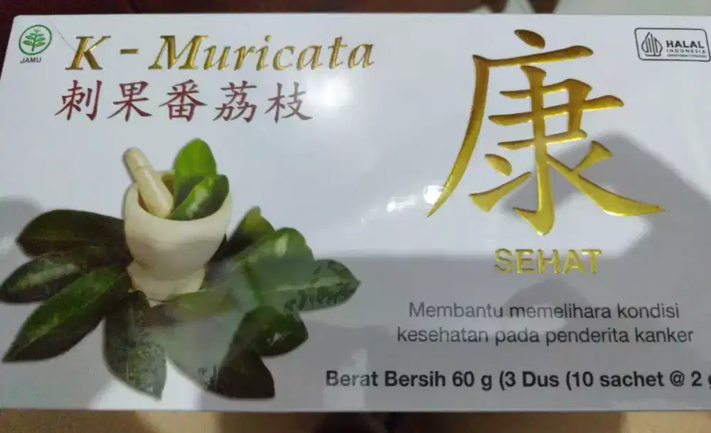2 box K-Muricata dan 4 pcs cateter latex ukuran 20
