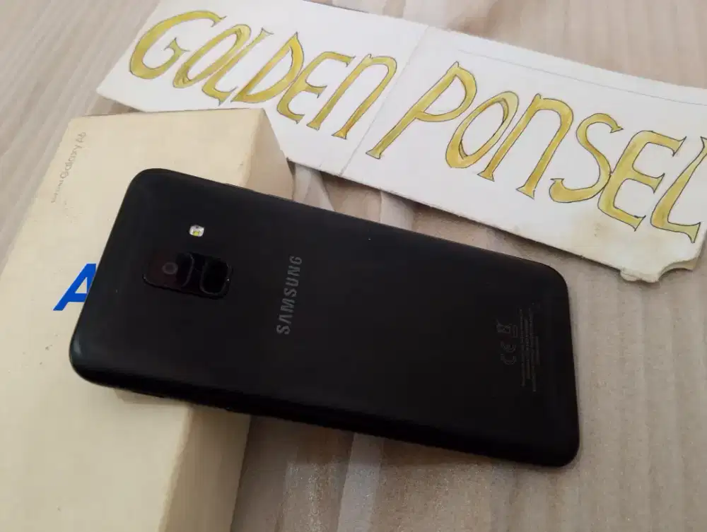 Galaxy A6 Amoled ORI SEIN.32Gb/Ram3Gb.Golden Ponsel