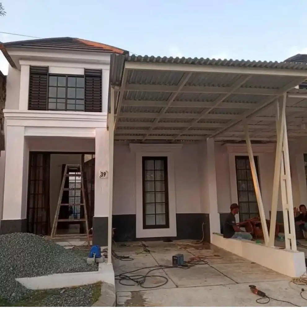 Tipe 38 dengan tambahan teras belakang