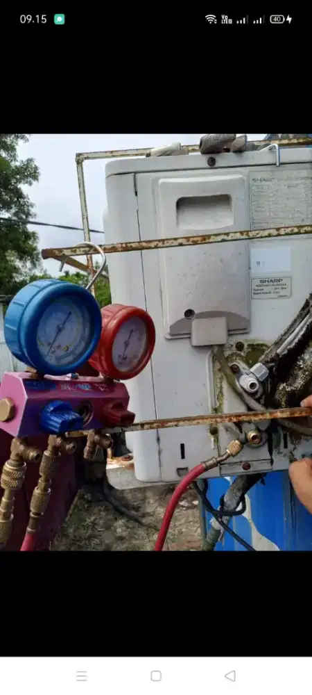 Jasa servis AC kulkas mesin cuci kompa air dll bergaransi