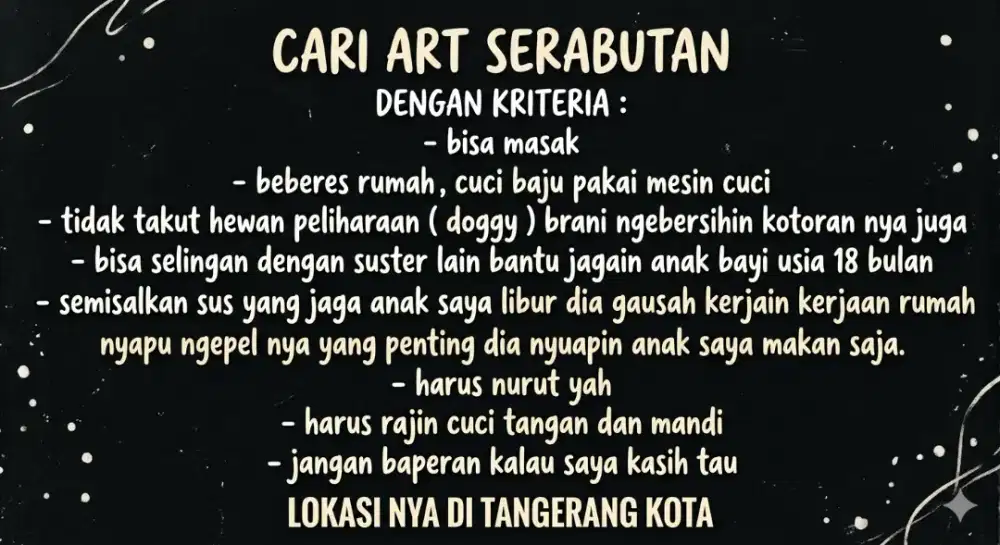 Loker art langsung majikan