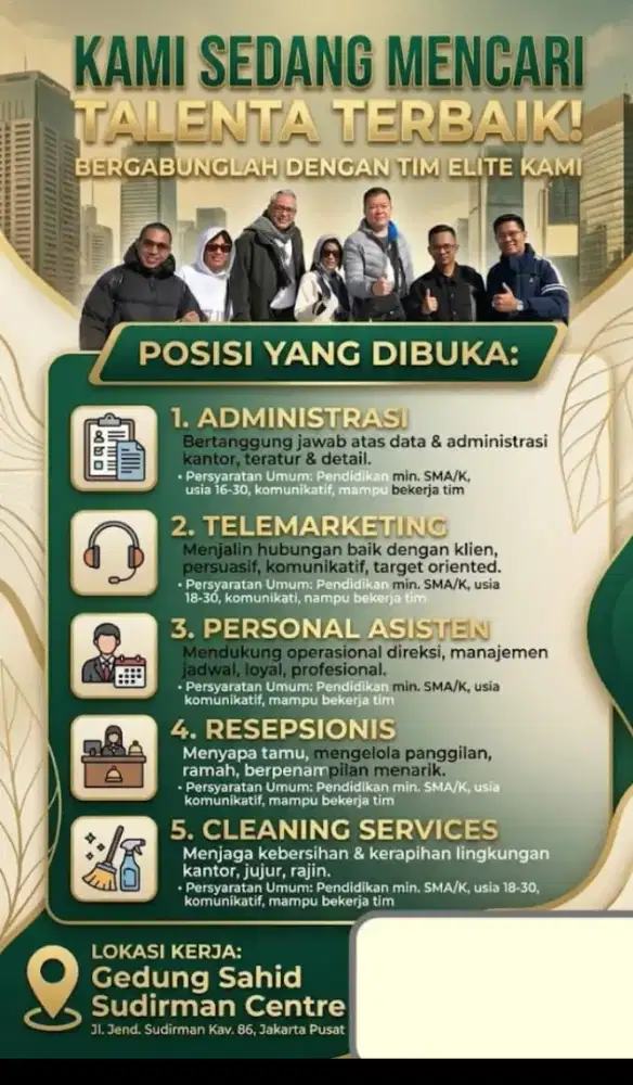 Lowongan Pekerjaan