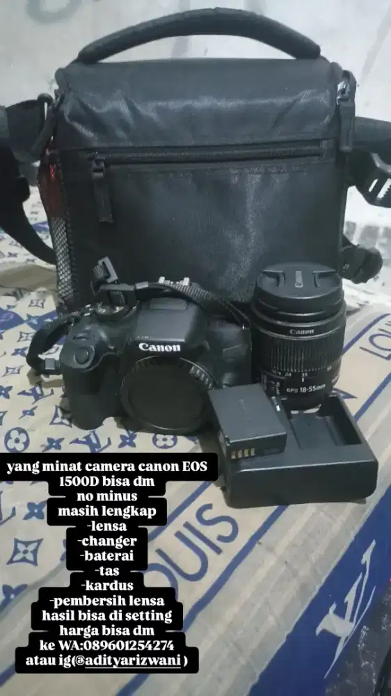 di jual camera canon eos 1500d