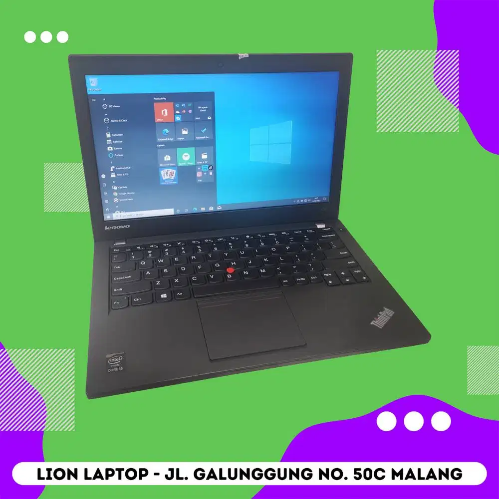 RAM 8GB SSD 256GB Core i5 Murah Lenovo Thinkpad X240 [01|06]