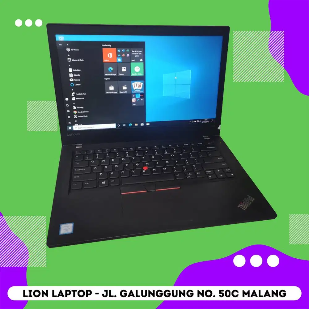 RAM 8GB Core i5 Gen7 Touchscreen SSD 256GB Lenovo Thinkpad T470 [01|06