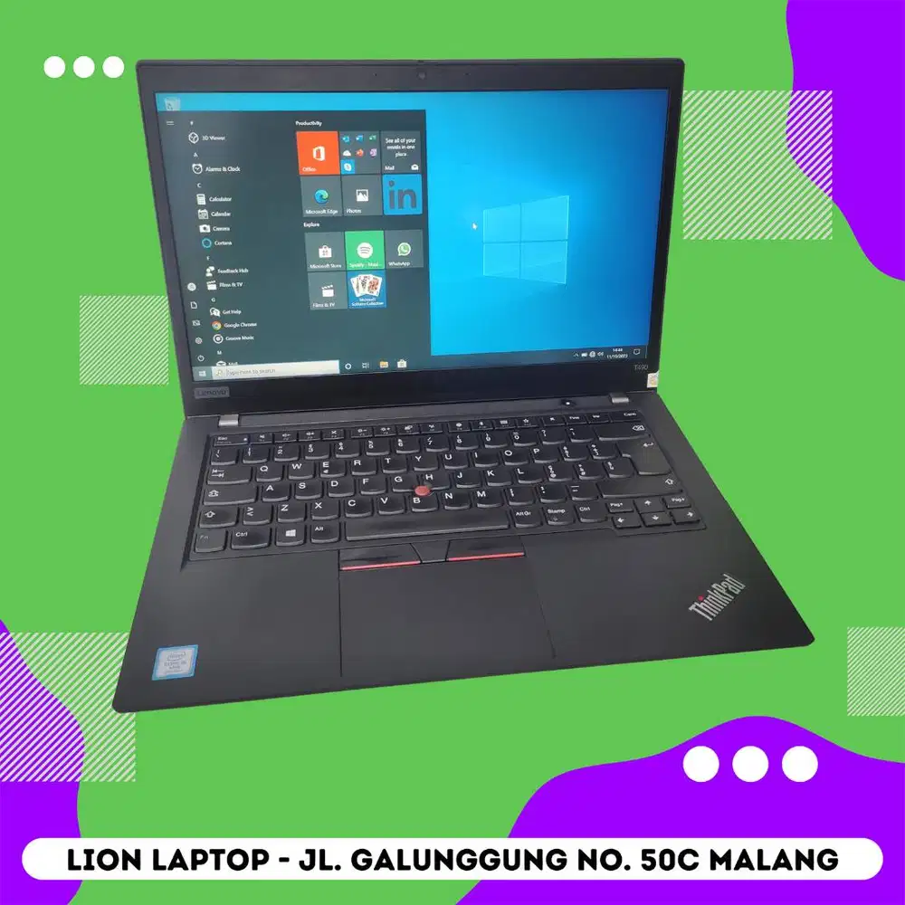 RAM 16GB i5 Gen 8 SSD 256GB Lenovo Thinkpad T490 [01|06]