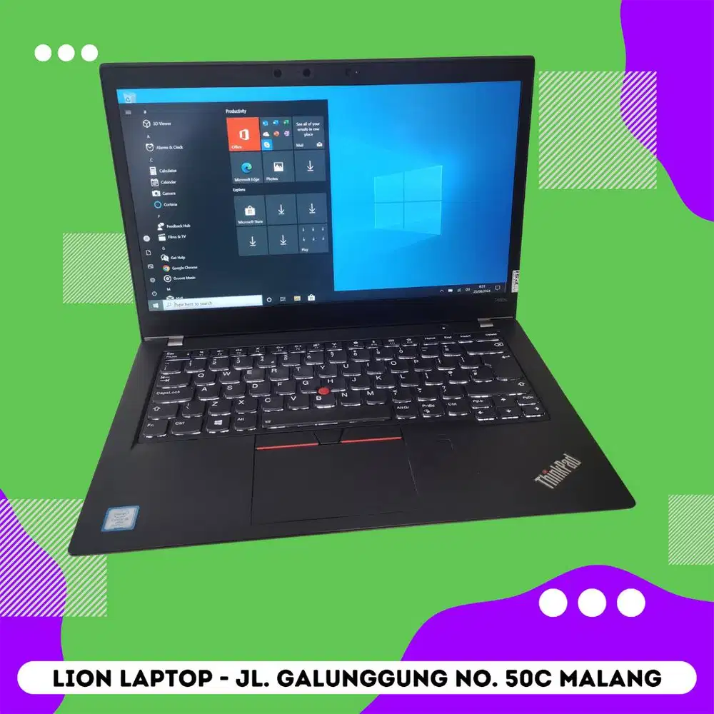 RAM 8GB Core i5 gen 8 Lenovo Thinkpad T480s SLIM [01|06]
