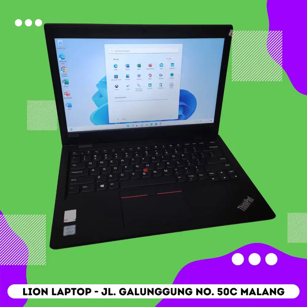 Core i5 Gen 8 RAM 8GB SSD 256GB Lenovo Thinkpad L390 [01|06]