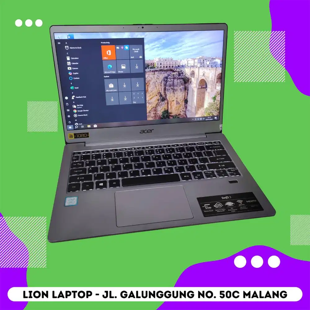 Super Slim Core i5 Gen 8 8/25 Acer Swift 3 SF313-51 [01|06]