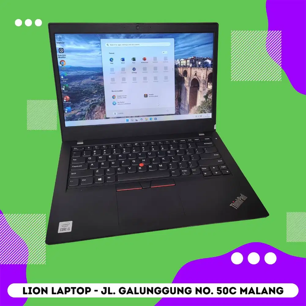 i5 Gen 10 Murah RAM 8GB SSD 256GB Lenovo Thinkpad L14 [01|06]