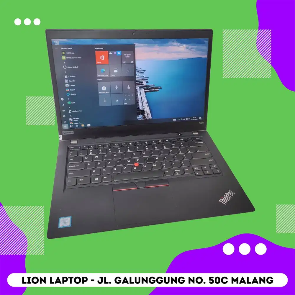 Double VGA NVIDIA Core i5 8/256 Slim Lenovo Thinkpad T490 [01|06]