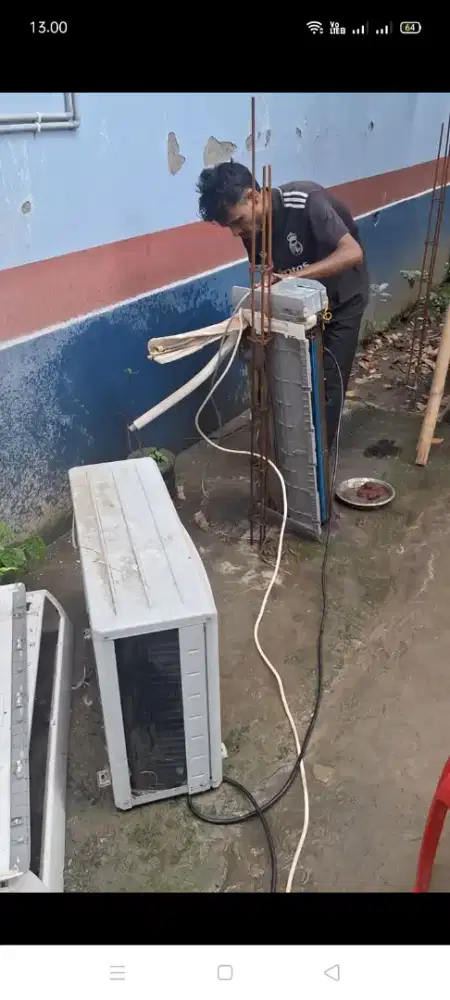 Jasa servis AC kulkas mesin cuci kompa air dll bergaransi