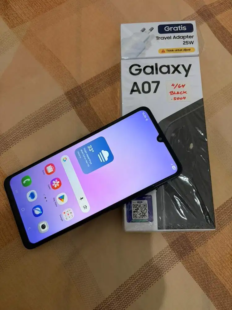 Samsung A07 Ram 4/64 Black