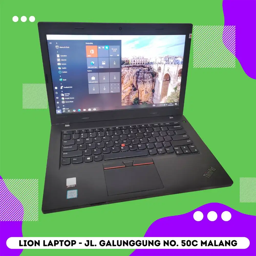 RAM 8GB Core i5 SSD Murah Lenovo Thinkpad L470 [01|06]
