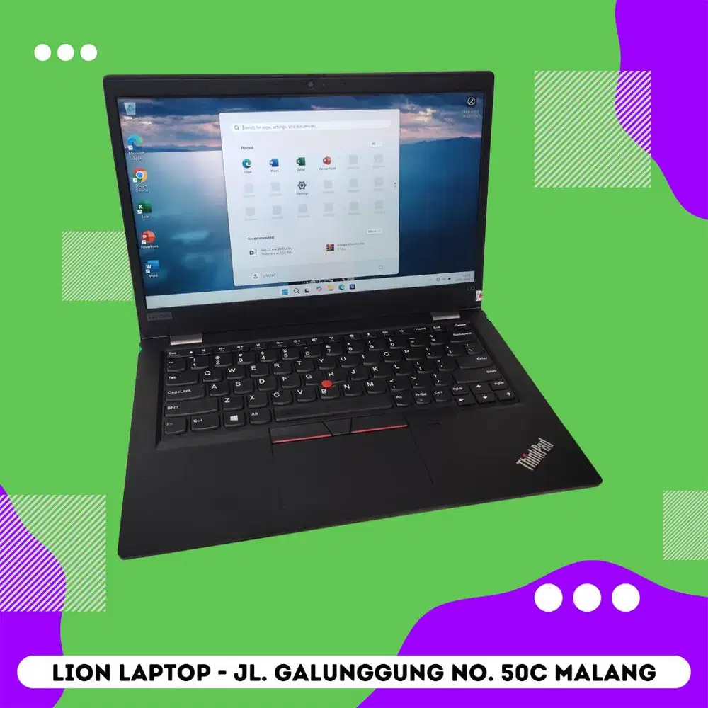i5 Gen 10 Slim RAM 8GB SSD 256GB Lenovo Thinkpad L13 [01|06]