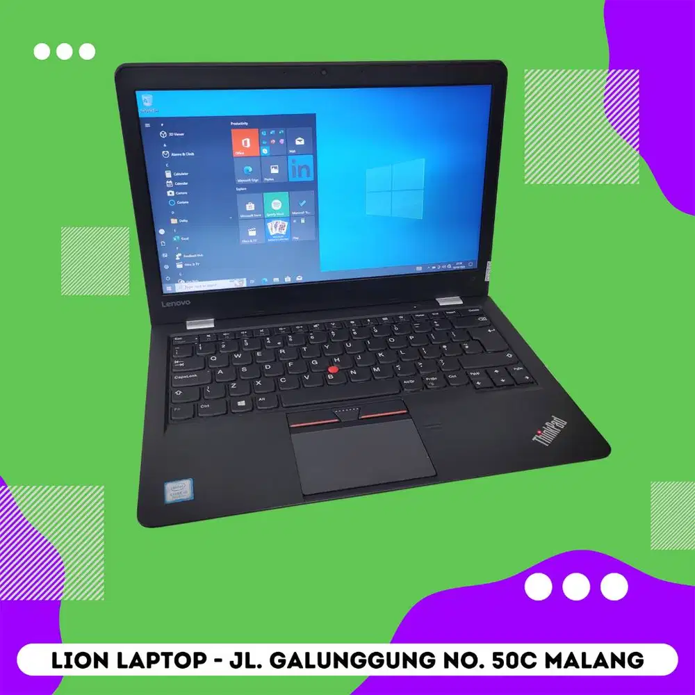 Core i5 gen 7 RAM 8GB SSD 256GB Murah Lenovo Thinkpad 13 [01|06]