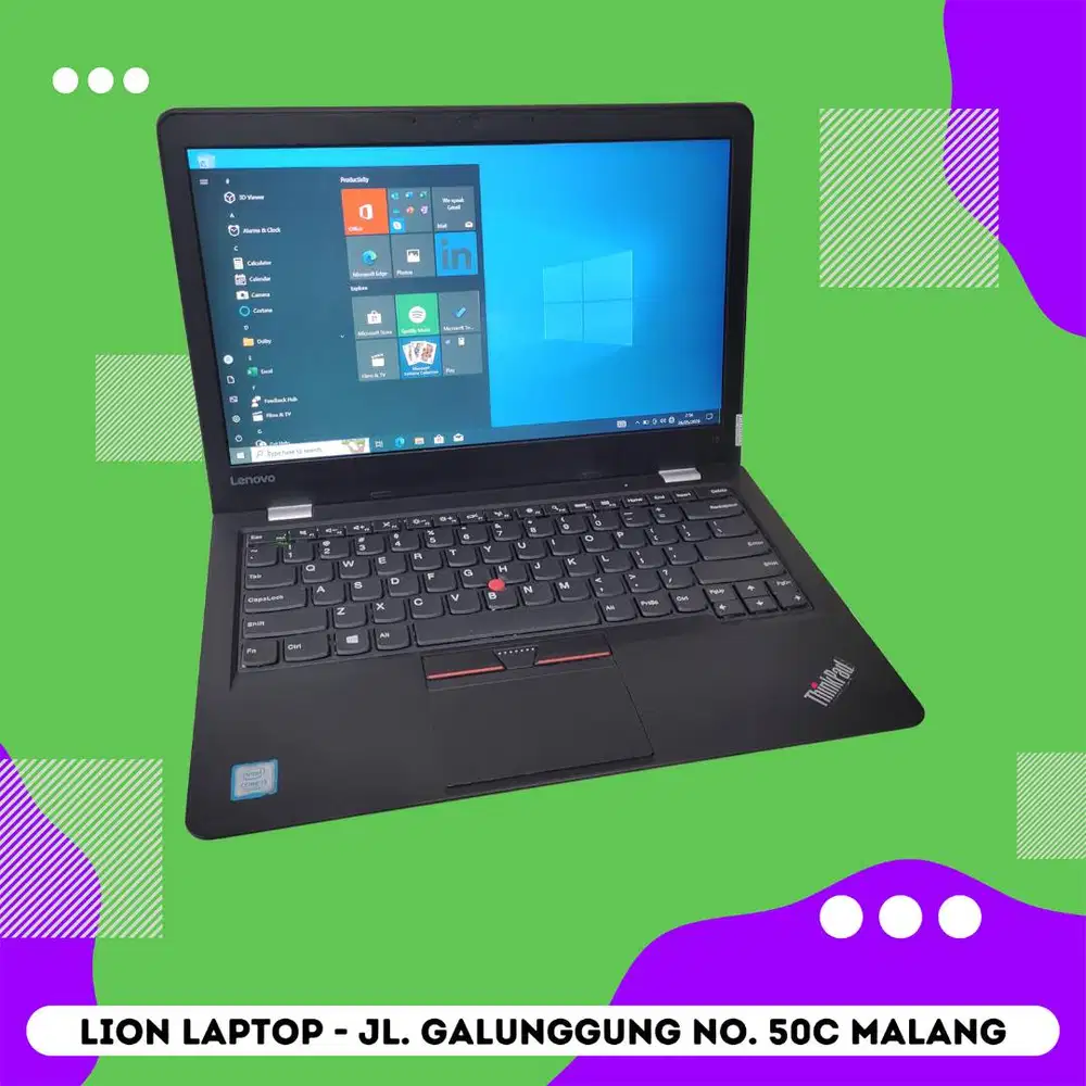 Core i3 Gen 7 Murah RAM 8GB SSD 256GB Lenovo Thinkpad 13 [01|06]