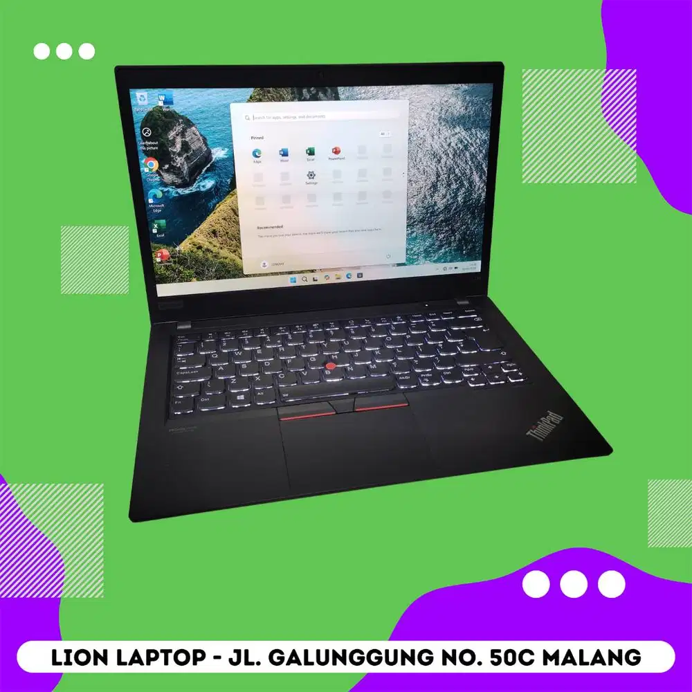 RAM 16GB i5 Gen 11 SSD 256GB Lenovo Thinkpad T14 gen 2i [01|06]