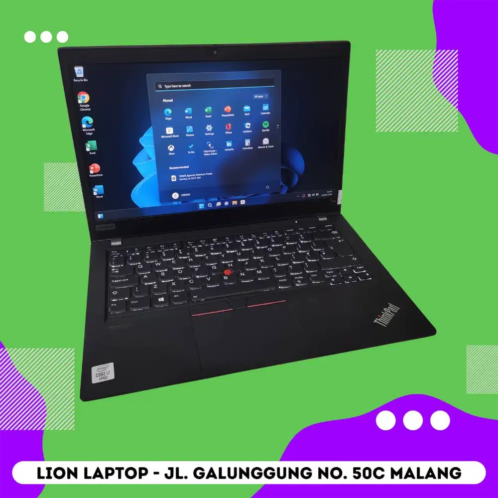 RAM 16GB i7 Gen 10 SSD 256GB Lenovo Thinkpad T14 gen 1 [01|06]
