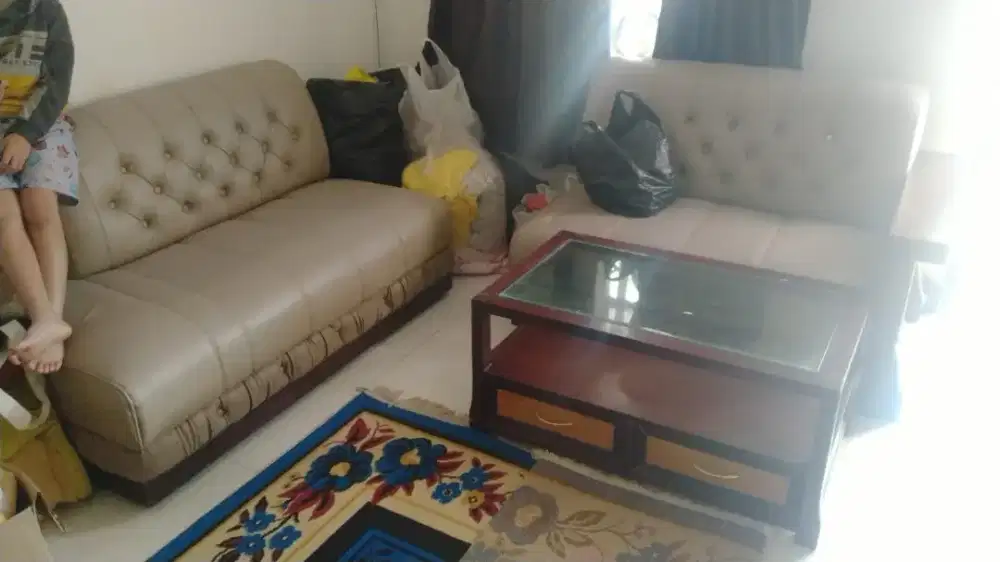Sofa minimalis + meja