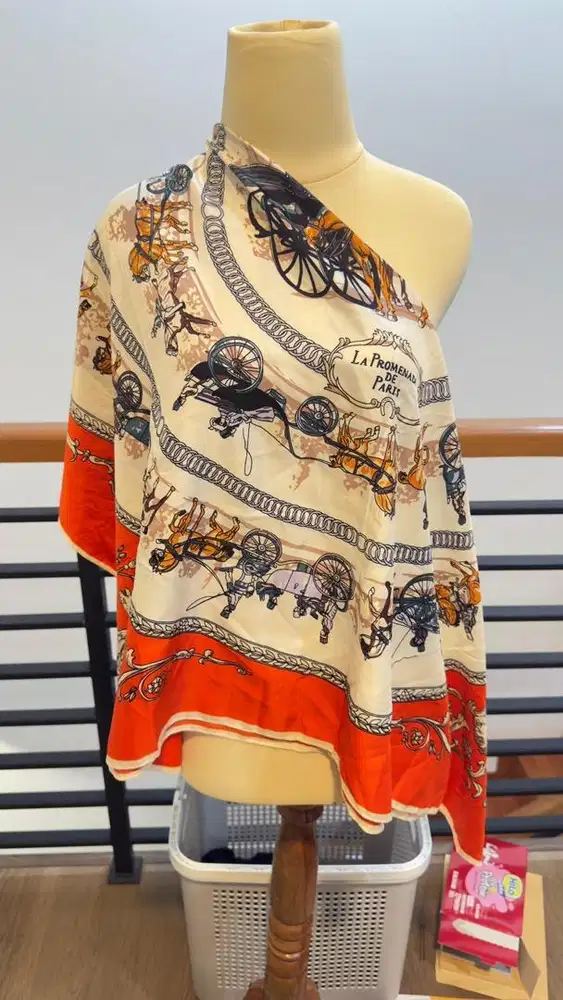 Scraf bahan silk 100% only 20k