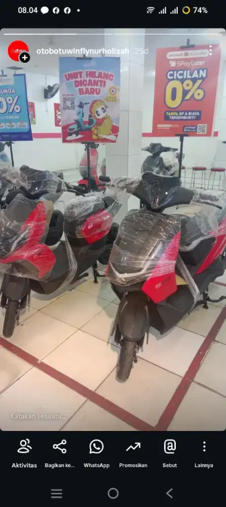 JUAL SEPEDA LISTRIK UWINFLY D66A