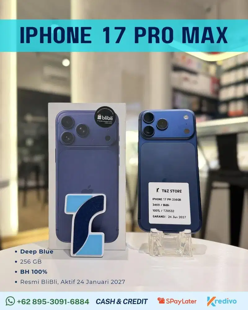 IPHONE 17 PROMAX 256GB - DEEP BLUE