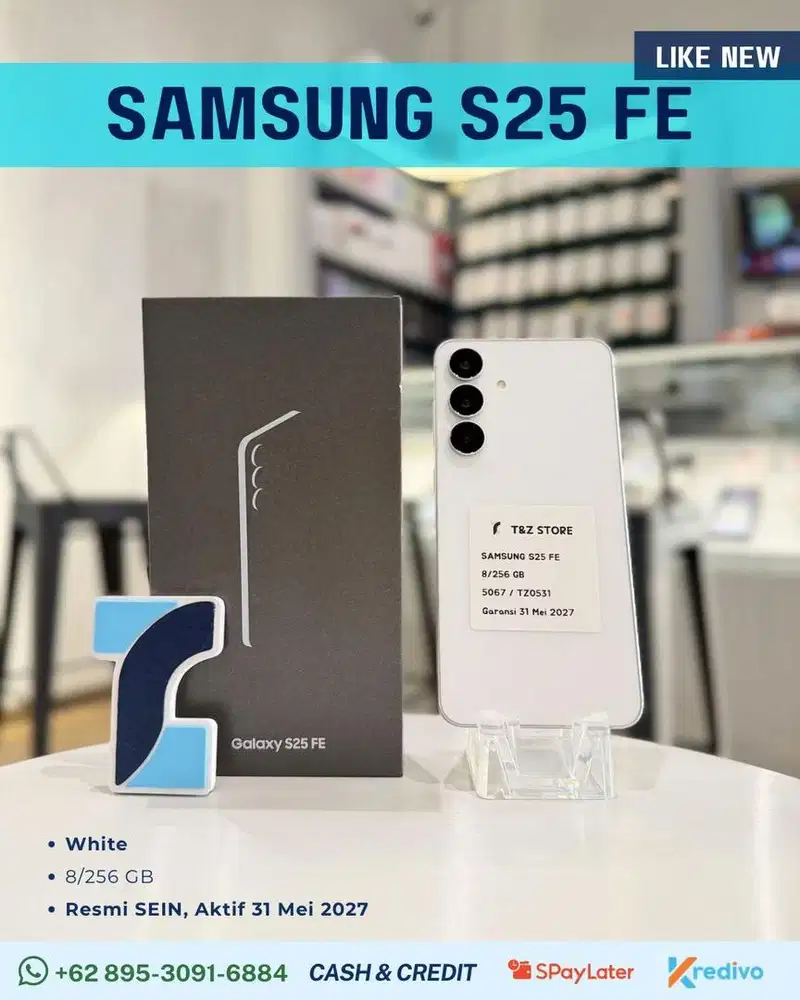 SAMSUNG S25 FE 8/256GB - WHITE